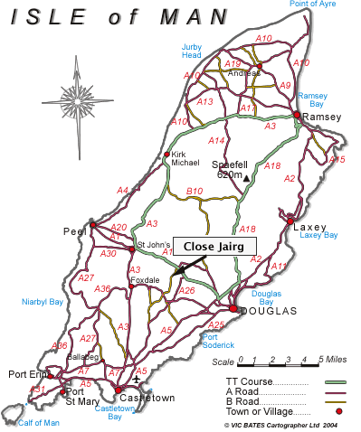 Location map for Close Jairg